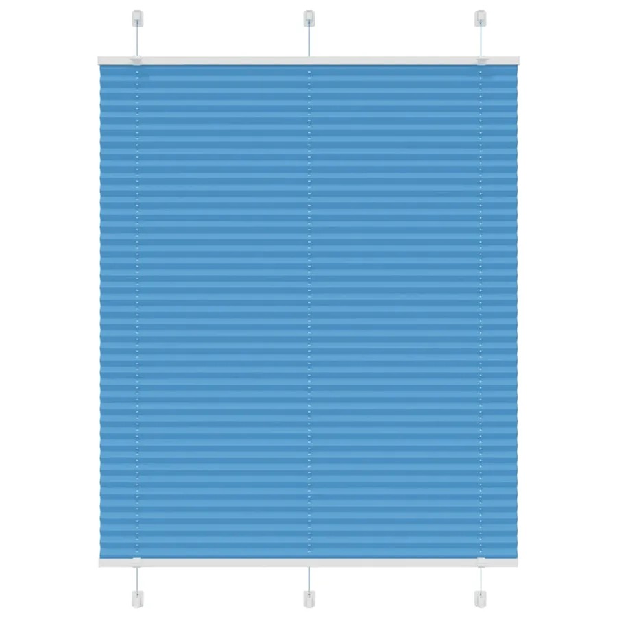 Store plissé bleu 105x100 cm largeur du tissu 104,4cm polyester