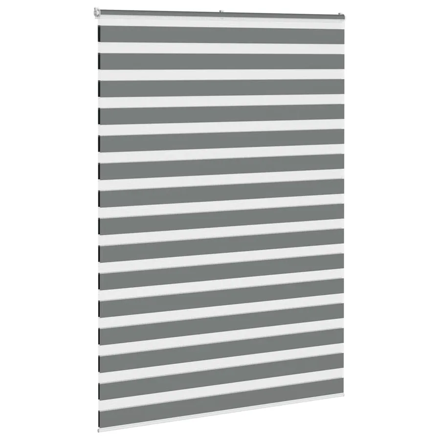 Store zèbre gris foncé largeur du tissu 150,9 cm polyester - 3
