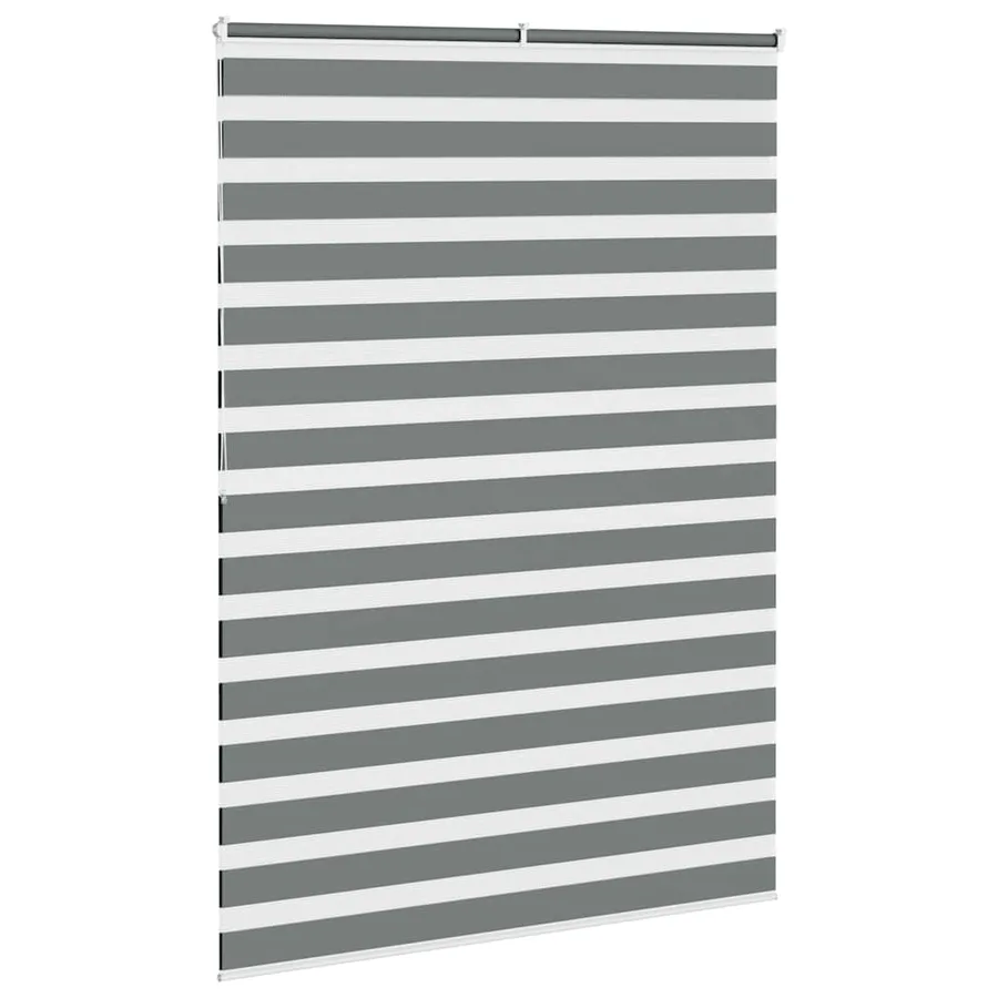 Store zèbre gris foncé largeur du tissu 150,9 cm polyester - 4