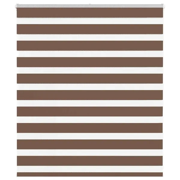 Store zèbre marron 120x100cm largeur du tissu 115,9cm polyester