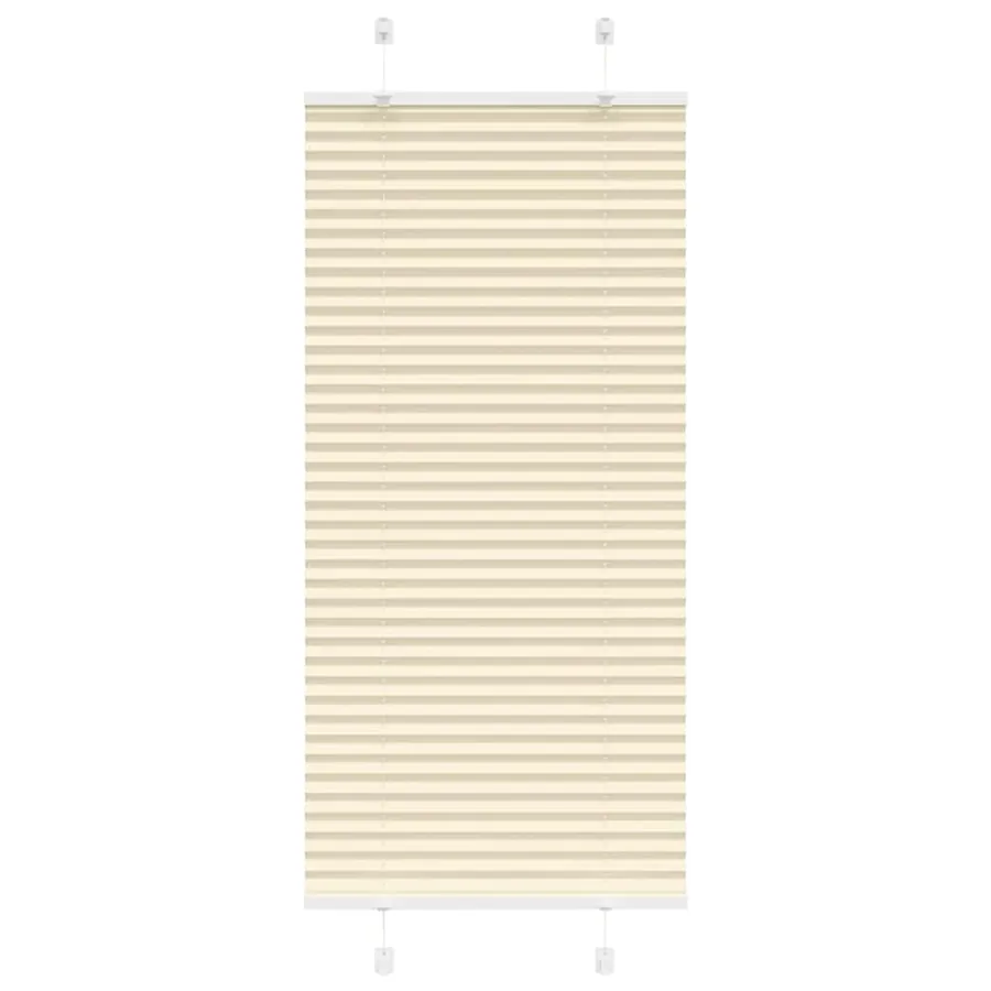Store plissé crème 65x150 cm largeur du tissu 64,4 cm polyester