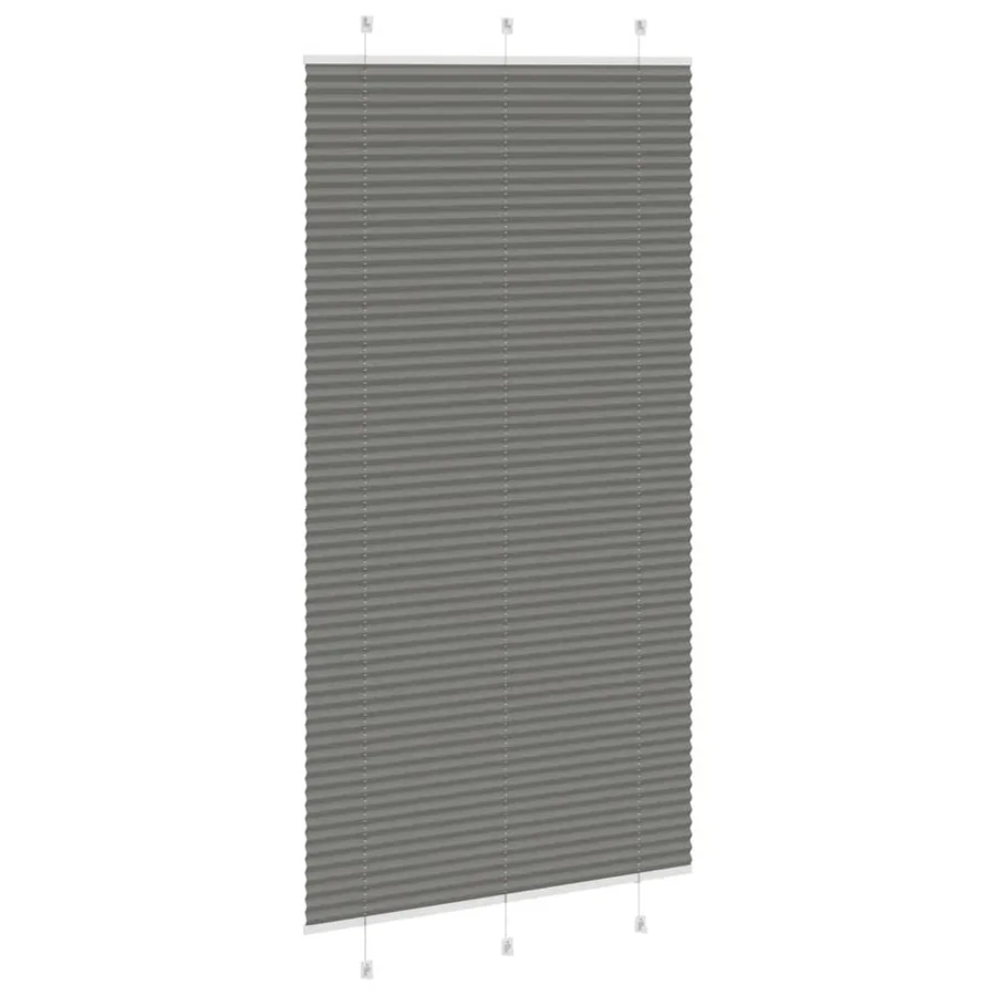 Store plissé anthracite 105x200 cm largeur du tissu 104,4 cm - 4