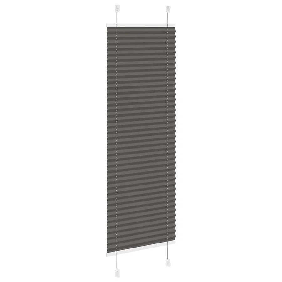 Store plissé noir 40x150 cm largeur du tissu 39,4 cm polyester - 4