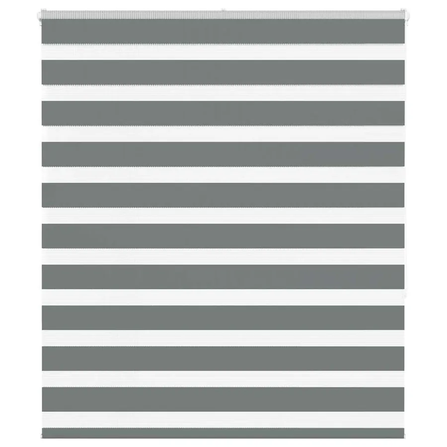 Store zèbre gris foncé largeur du tissu 125,9 cm polyester