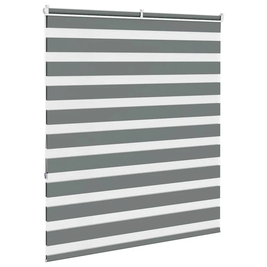 Store zèbre gris foncé largeur du tissu 125,9 cm polyester - 4