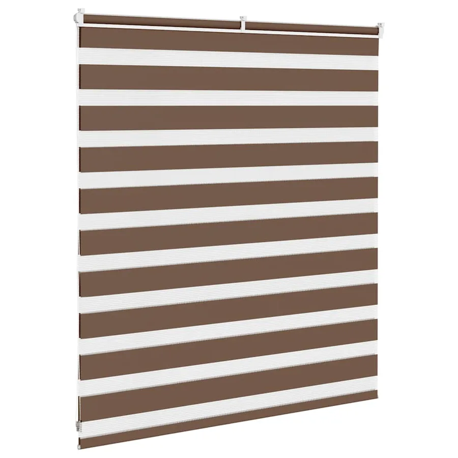 Store zèbre marron 135x100cm largeur du tissu 130,9cm polyester - 4