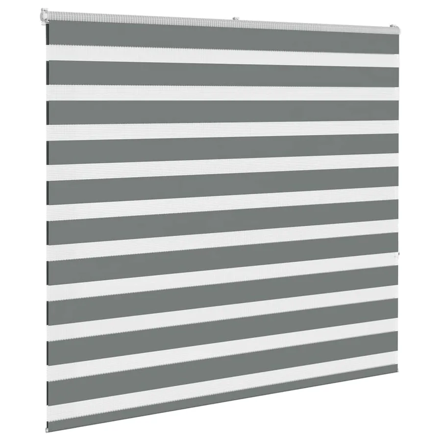Store zèbre gris foncé largeur du tissu 150,9 cm polyester - 3