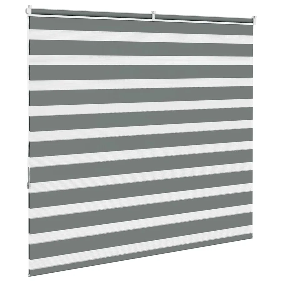Store zèbre gris foncé largeur du tissu 150,9 cm polyester - 4