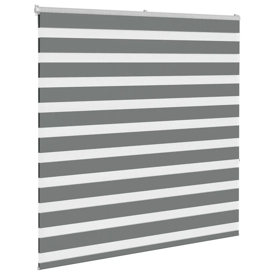 Store zèbre gris foncé largeur du tissu 140,9 cm polyester - 3