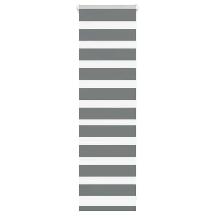 Store zèbre gris foncé largeur du tissu 35,9 cm polyester