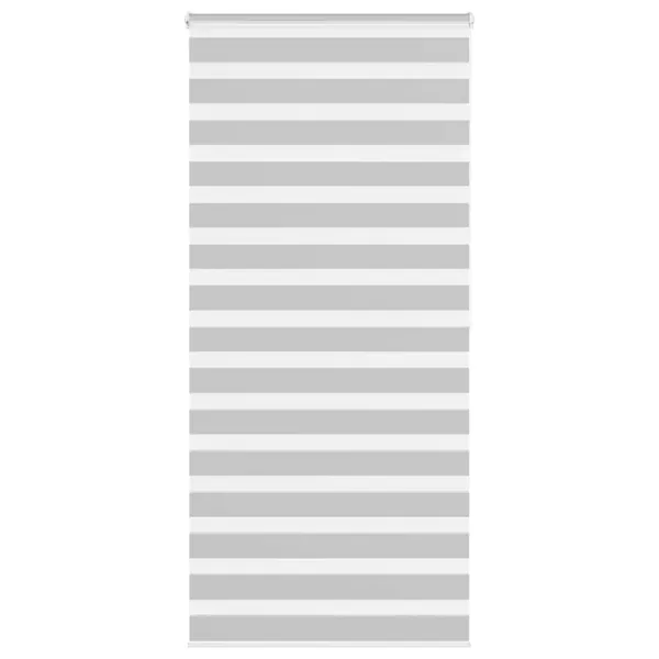 Store zèbre gris clair largeur du tissu 100,9 cm polyester