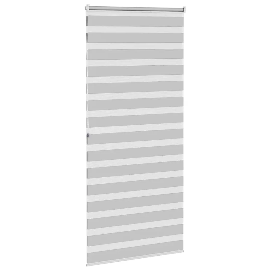 Store zèbre gris clair largeur du tissu 100,9 cm polyester - 4
