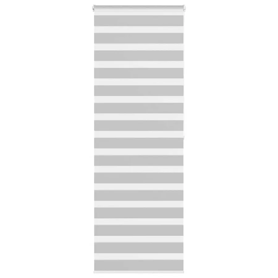 Store zèbre gris clair largeur du tissu 70,9 cm polyester