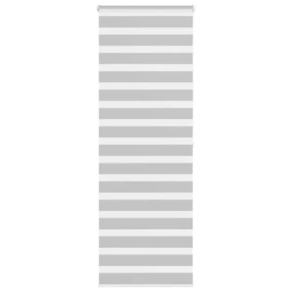 Store zèbre gris clair largeur du tissu 70,9 cm polyester