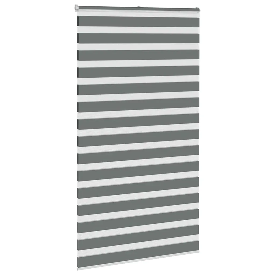Store zèbre gris foncé largeur du tissu 125,9 cm polyester - 3