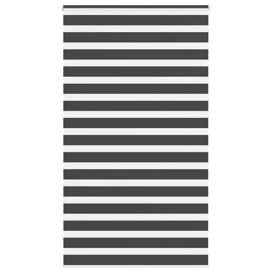 Store zèbre noir 125x230 cm largeur du tissu 120,9 cm polyester