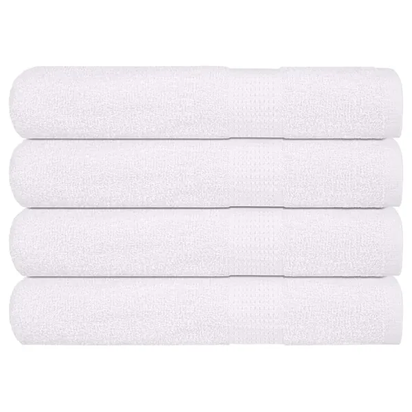 Serviettes FROGN 4 pcs blanc 100x200 cm 360 g/m²