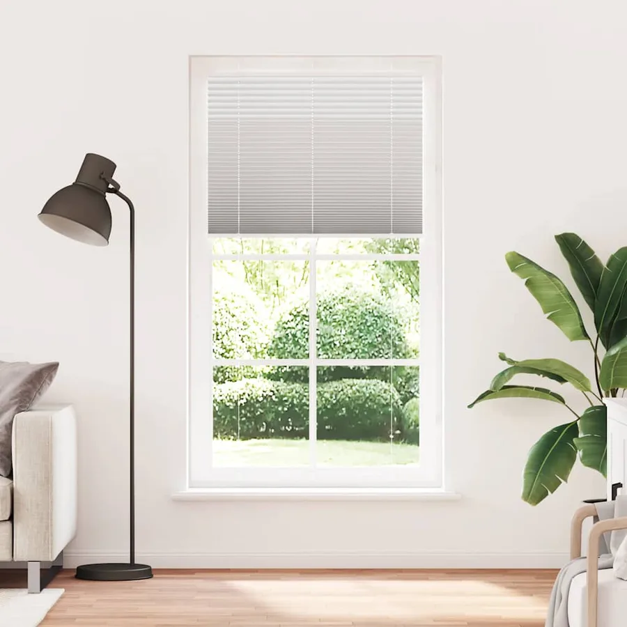 Store plissé gris clair 110x200cm largeur du tissu 109,4cm - 2