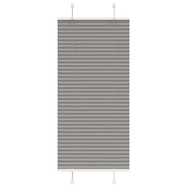 Store plissé anthracite 55x150 cm largeur du tissu 54,4 cm
