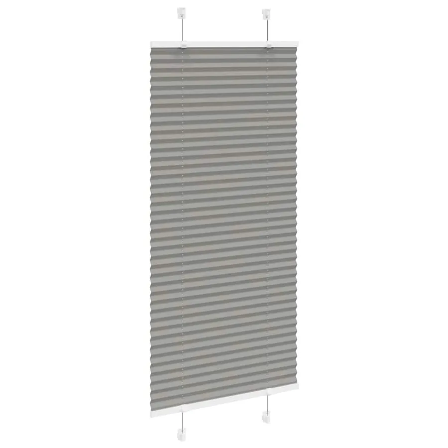 Store plissé anthracite 55x150 cm largeur du tissu 54,4 cm - 3