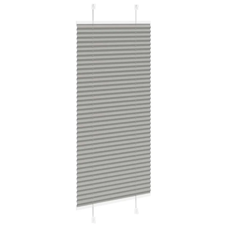 Store plissé anthracite 55x150 cm largeur du tissu 54,4 cm - 4