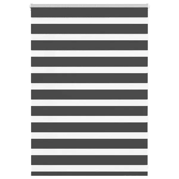 Store zèbre noir 105x100 cm largeur du tissu 100,9 cm polyester