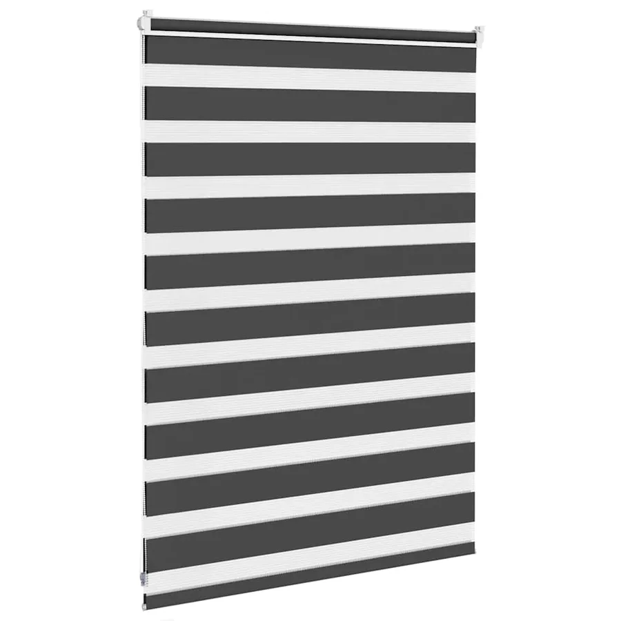Store zèbre noir 105x100 cm largeur du tissu 100,9 cm polyester - 4