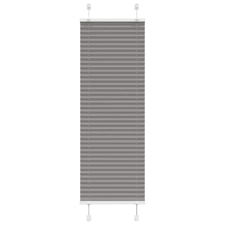 Store plissé anthracite 45x150 cm largeur du tissu 44,4 cm