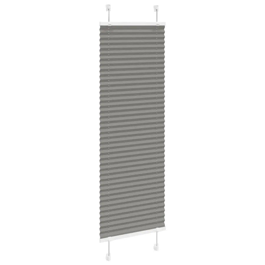 Store plissé anthracite 45x150 cm largeur du tissu 44,4 cm - 3