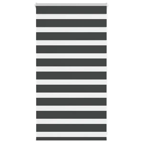 Store zèbre noir 85x100 cm largeur du tissu 80,9 cm polyester