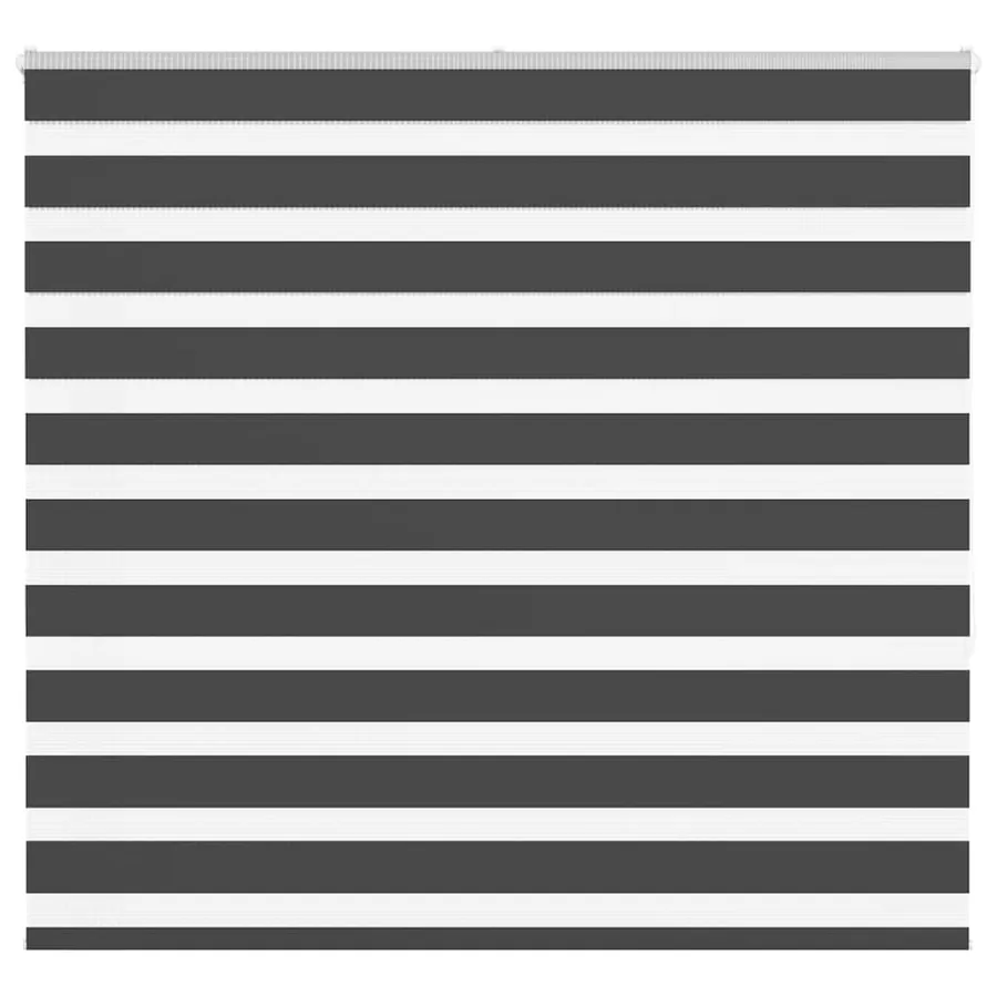 Store zèbre noir 155x150 cm largeur du tissu 150,9 cm polyester