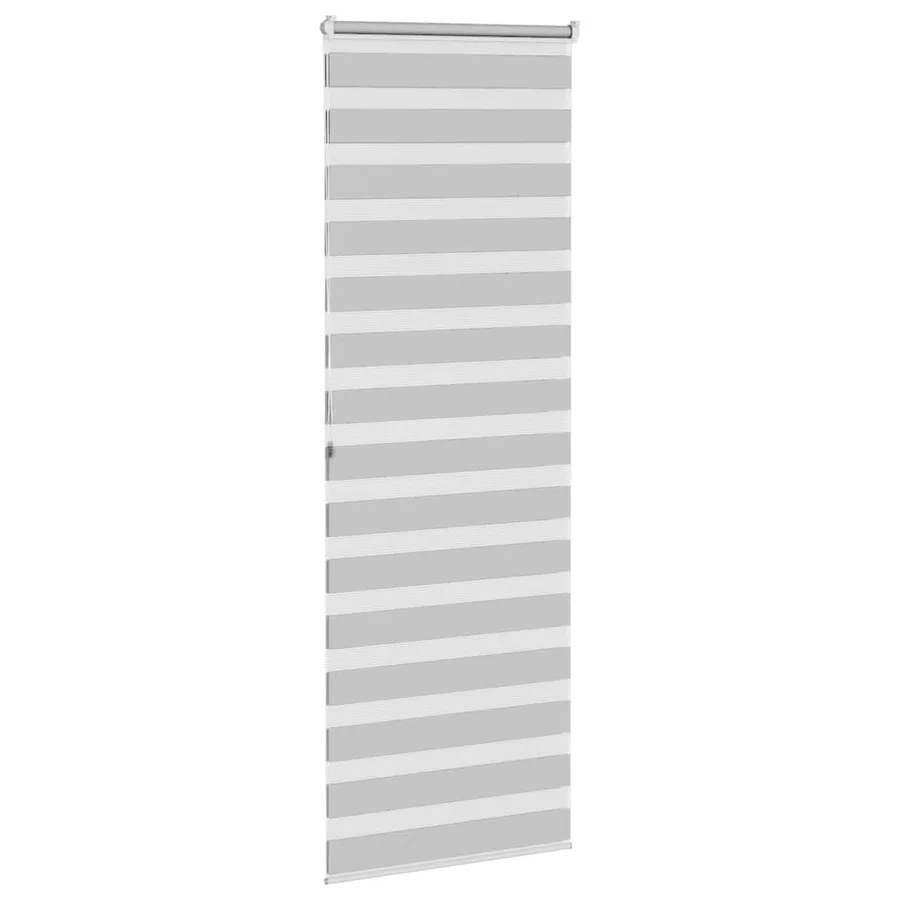 Store zèbre gris clair largeur du tissu 80,9 cm polyester - 4