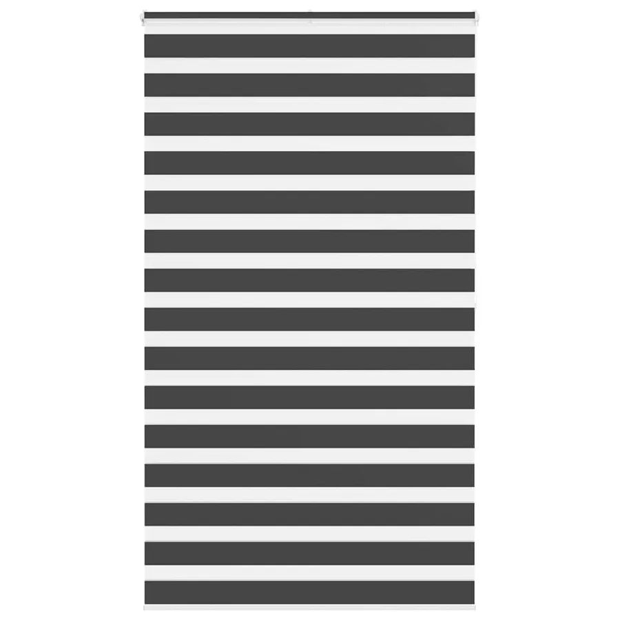 Store zèbre noir 130x200 cm largeur du tissu 125,9 cm polyester