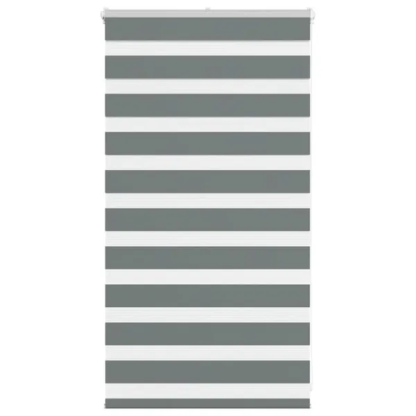Store zèbre gris foncé largeur du tissu 70,9 cm polyester