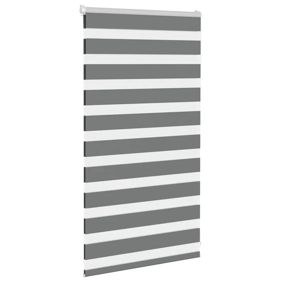 Store zèbre gris foncé largeur du tissu 70,9 cm polyester - 3