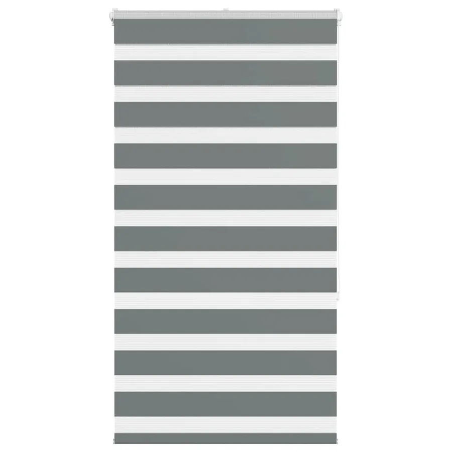 Store zèbre gris foncé largeur du tissu 80,9 cm polyester