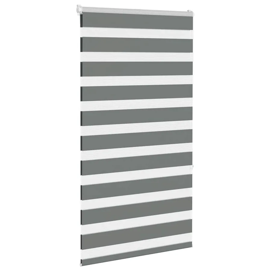 Store zèbre gris foncé largeur du tissu 80,9 cm polyester - 3
