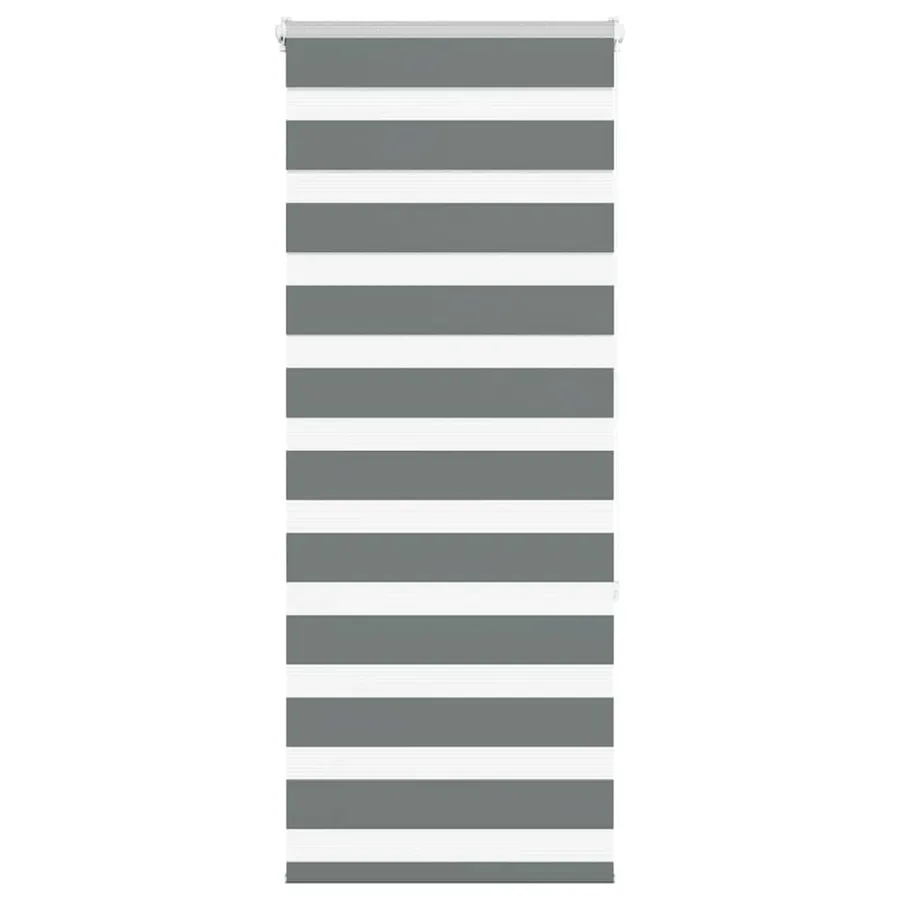 Store zèbre gris foncé largeur du tissu 55,9 cm polyester