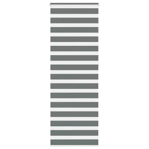 Store zèbre gris foncé largeur du tissu 80,9 cm polyester