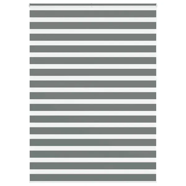 Store zèbre gris foncé largeur du tissu 160,9 cm polyester
