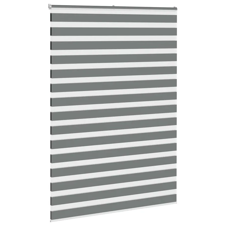 Store zèbre gris foncé largeur du tissu 160,9 cm polyester - 3