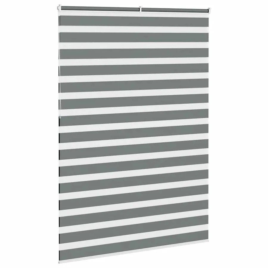 Store zèbre gris foncé largeur du tissu 160,9 cm polyester - 4