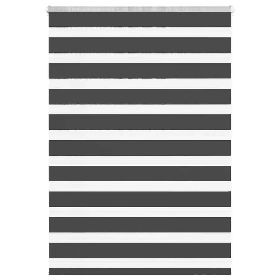 Store zèbre noir 115x100 cm largeur du tissu 110,9 cm polyester