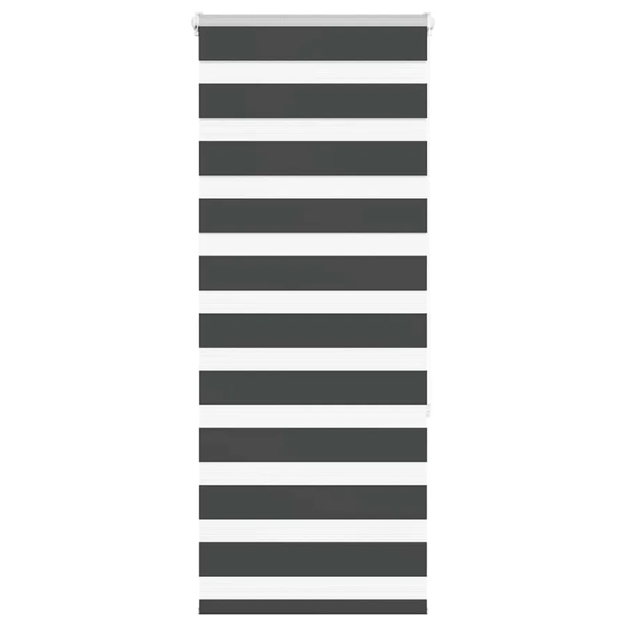 Store zèbre noir 60x150 cm largeur du tissu 55,9 cm polyester