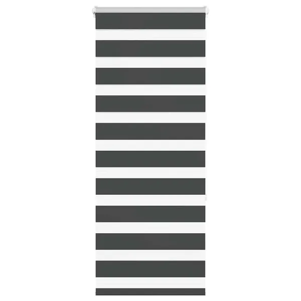 Store zèbre noir 60x150 cm largeur du tissu 55,9 cm polyester