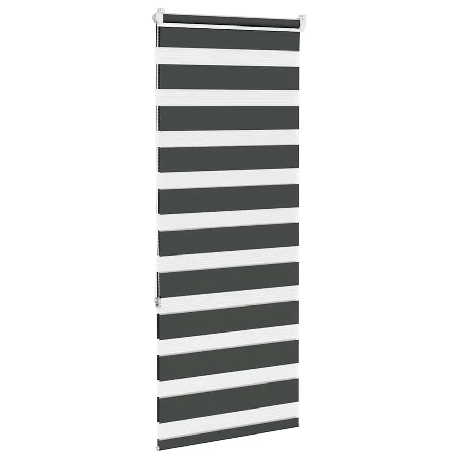Store zèbre noir 60x150 cm largeur du tissu 55,9 cm polyester - 4