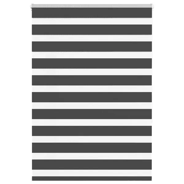Store zèbre noir 115x150 cm largeur du tissu 110,9 cm polyester