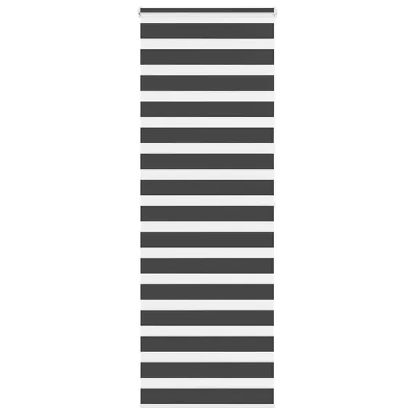 Store zèbre noir 90x200 cm largeur du tissu 85,9 cm polyester