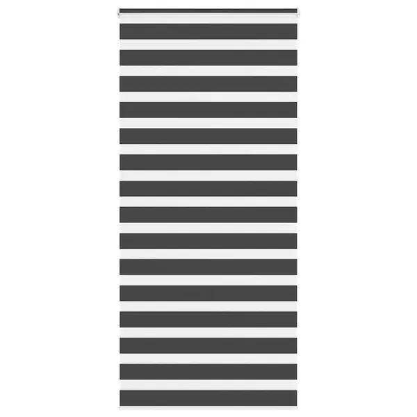 Store zèbre noir 115x230 cm largeur du tissu 110,9 cm polyester