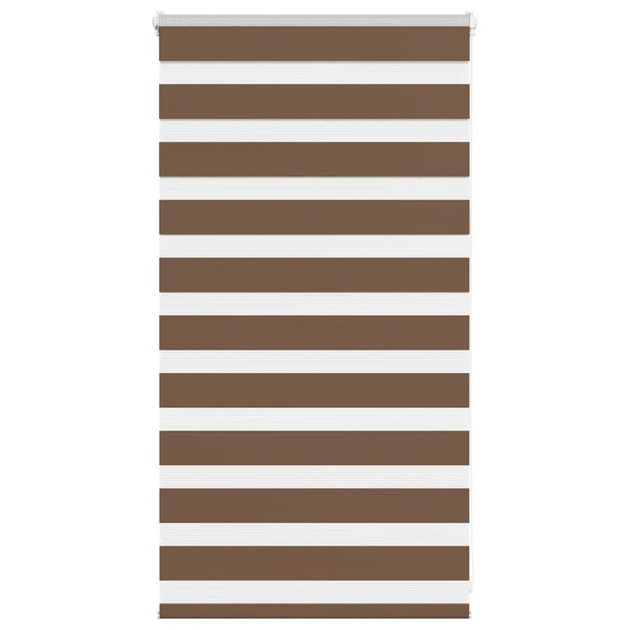 Store zèbre marron 75x100 cm largeur du tissu 70,9 cm polyester